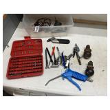 Tote balls, air blower gauge bits