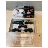 7 piece  H. O. Scale John Force / Elvis train set.
