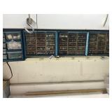 7- nut and bolt bins and full contents