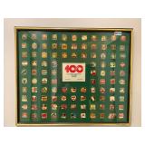Coca-Cola 100 centennial pin series 1886-1986