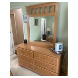 Dresser and mirror