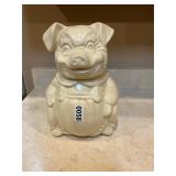 Smiley the Pig cookie jar