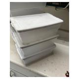7- plastic totes