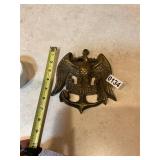Heavy brass Retired Eagle