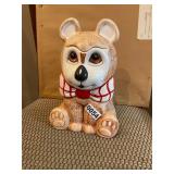 Teddy Bear Cookie Jar -Weiss