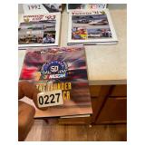 5- NASCAR, Winston cup, NHRA hardover books
