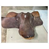 English Leather riding saddle