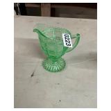 Carnival green creamer