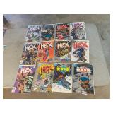 12 assorted comic books