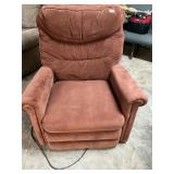 Vibrating and heating massage chair