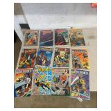12 assorted comic books
