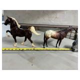 2- Breyer stamped horses - sizes in pics