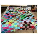 Hand Sewn quilt topper 66 x 99