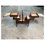 Expandable sewing box