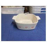 Corning ware, ï¿½forever yoursï¿½ baking dish