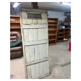 Vintage wooden door
