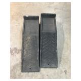 Hard plastic car ramps