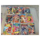 12 assorted comic books