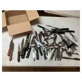 Knives and silverware