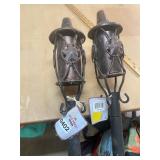Two tiki torches