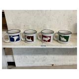 4- Outdoor world ceramic coffee mugs