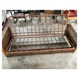 Metal frame futon bed