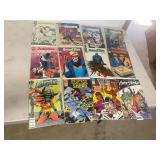 12 assorted comic books