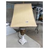 Pretty table lamp with shade