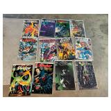 12- assorted comic books