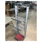 4 shelf metal display  shelf