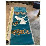 Church / Christian flag made of Fabric.