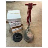 Clark floor buffer FM- 17 with pads
