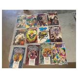 12 assorted comic books