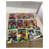 12 assorted comic books