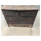 Antique wood dresser