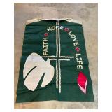 Church / Christian flag made of Fabric.