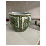 Large green planter