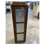 Vintage wood and tin pie cabinet