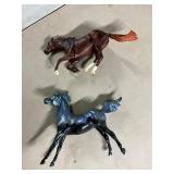 2- Breyer stamped horses - sizes in pics