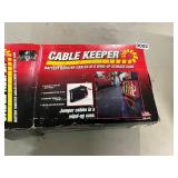 Jumper cables and keeper