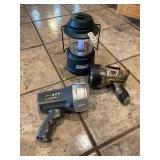 Coleman lantern and rechargeable lights