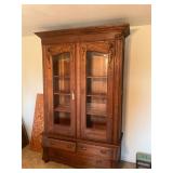 Antique tiger oak wardrobe
