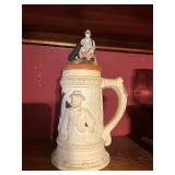Ceramic beer stein