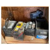 3 batteries and meter. One battery had a charge