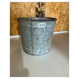 Galvanized pail