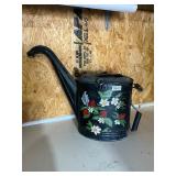 Painted metal watering  can