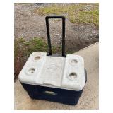Coleman rolling cooler