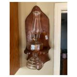 Kerosene lamp and wood holder