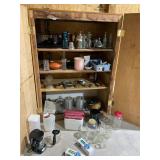 Garage cabinet contents / treasures