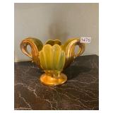 Nor-so 22 kt gold painted vase Camden Ark